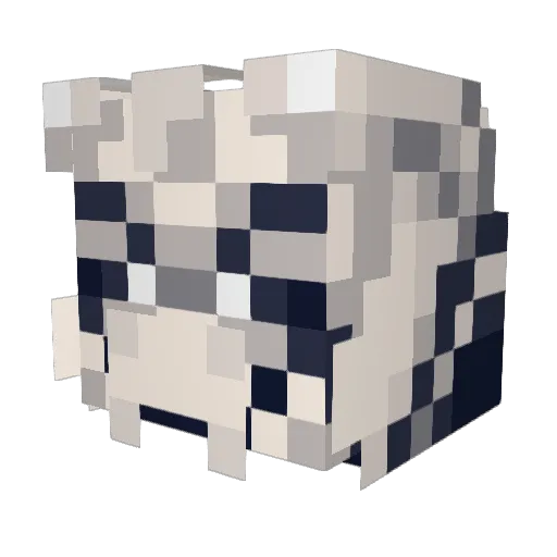 HyperGahner Minecraft avatar head, 3D render