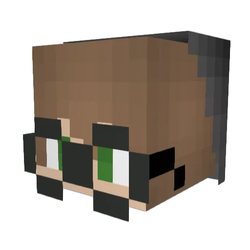 HyperGraphics Minecraft avatar head, 3D render