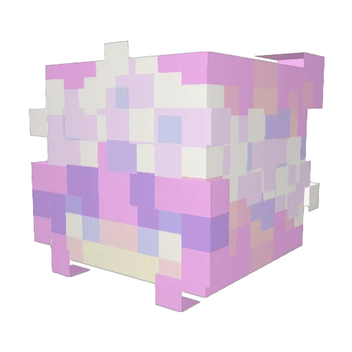 HyperHeadGirl Minecraft avatar head, 3D render