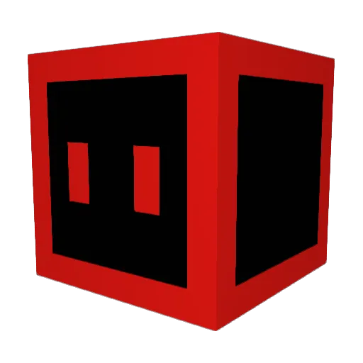 HyperLiyte Minecraft avatar head, 3D render
