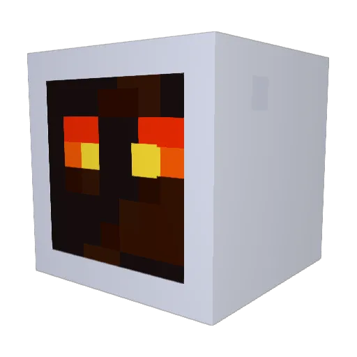 HyperLogics Minecraft avatar head, 3D render