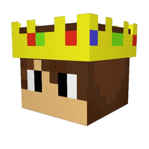 HyperMango7 Minecraft avatar head, 3D render