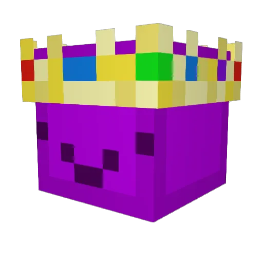 HyperMez Minecraft avatar head, 3D render