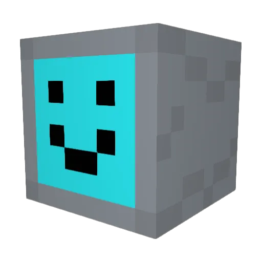 HyperSC69 Minecraft avatar head, 3D render