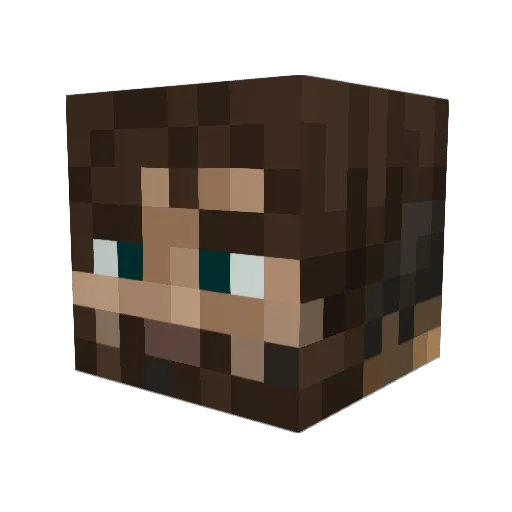 HyperVenom12 Minecraft avatar head, 3D render