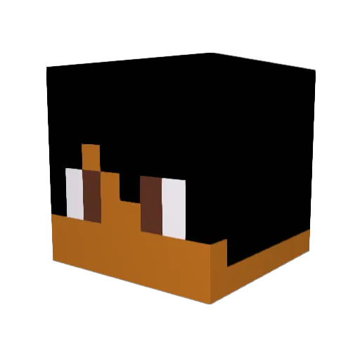 HyperViper3883 Minecraft avatar head, 3D render