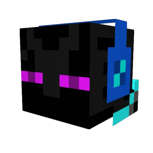 HyperX150 Minecraft avatar head, 3D render