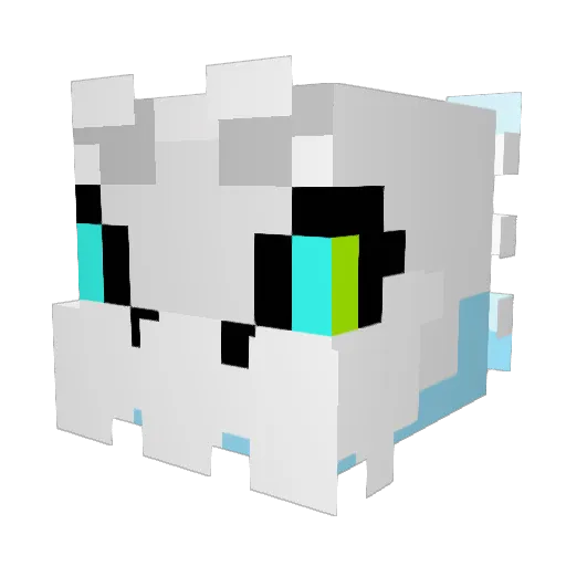 Hypercolt1 Minecraft avatar head, 3D render