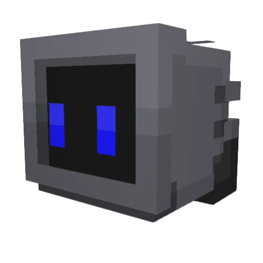 Hypergamia Minecraft avatar head, 3D render