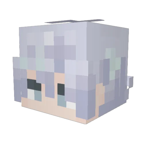 Hyperharvey066 Minecraft avatar head, 3D render