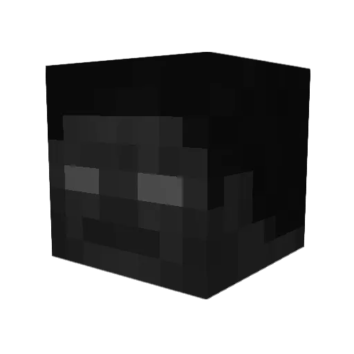 Hyperionxs Minecraft avatar head, 3D render