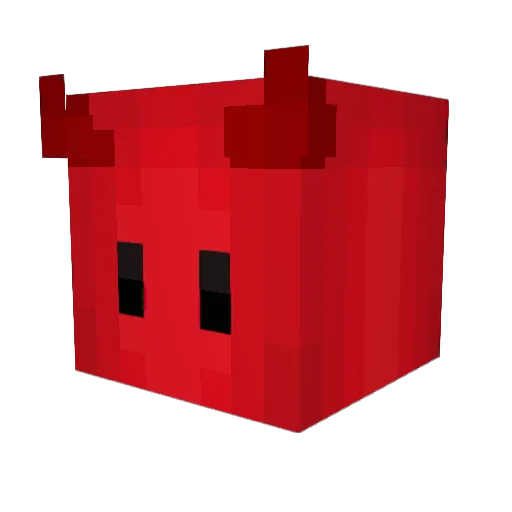 Hypersomnia_ Minecraft avatar head, 3D render