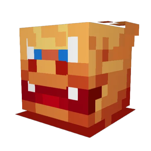 Hyperstone829 Minecraft avatar head, 3D render