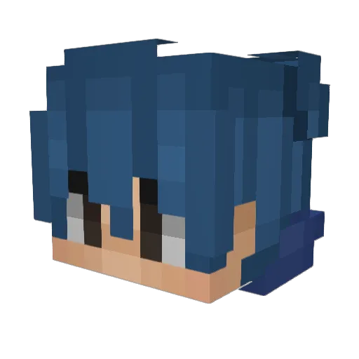 HypertoNick02 Minecraft avatar head, 3D render