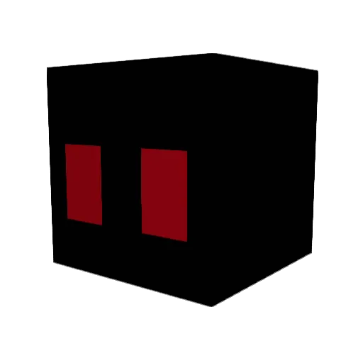 HyphenFen Minecraft avatar head, 3D render