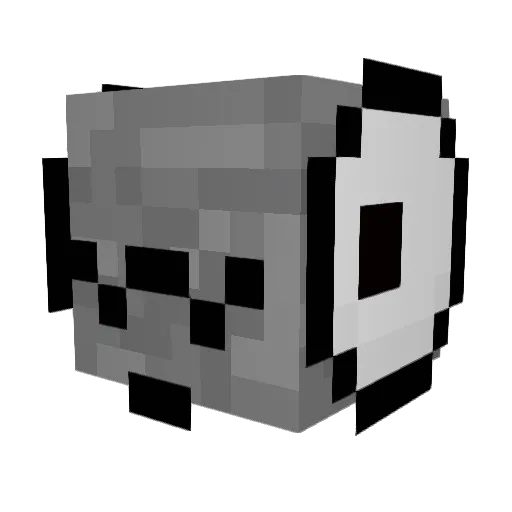 Hyphen_MC Minecraft avatar head, 3D render