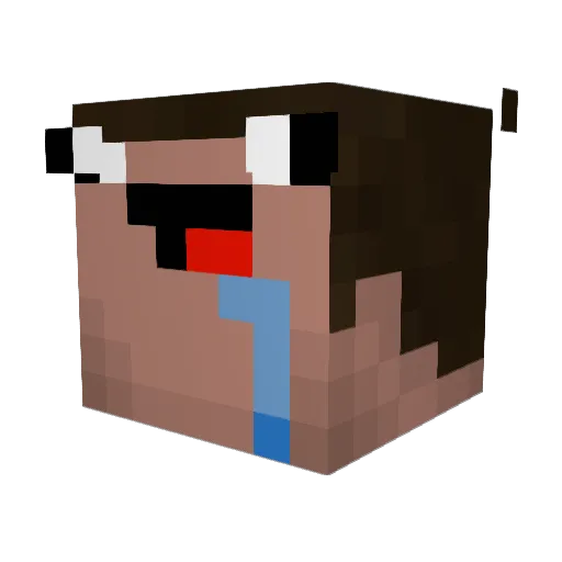 Hypixel_noob Minecraft avatar head, 3D render