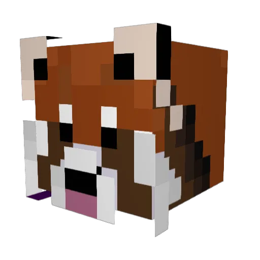 Hypno_ Minecraft avatar head, 3D render