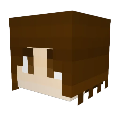 Hypnos_88 Minecraft avatar head, 3D render