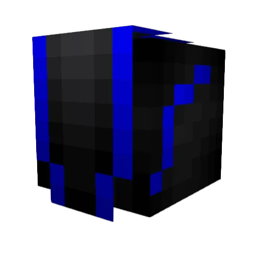 Hyposhock Minecraft avatar head, 3D render