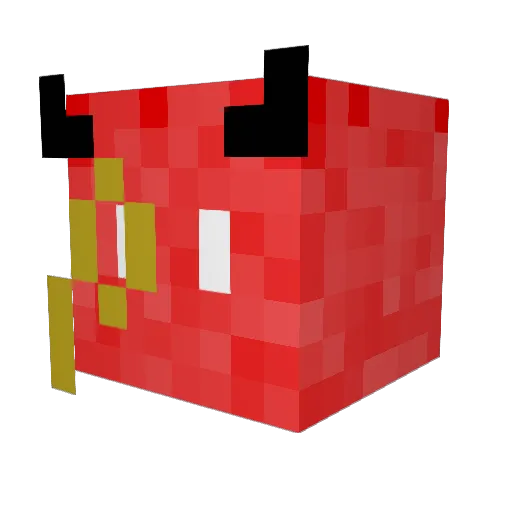 Hyprisma Minecraft avatar head, 3D render