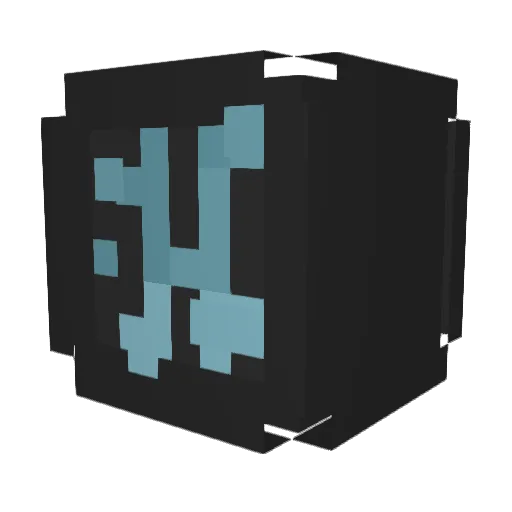 Hyriode Minecraft avatar head, 3D render