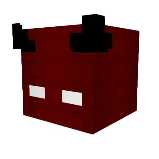 Hyrleon Minecraft avatar head, 3D render