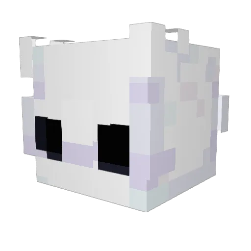 Hyske Minecraft avatar head, 3D render