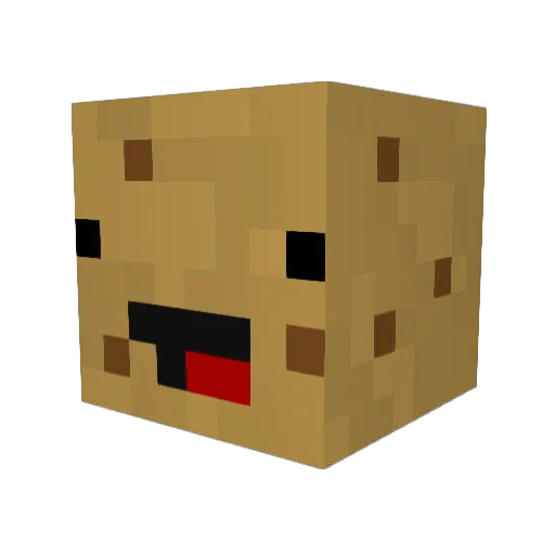 HystericalTyler Minecraft avatar head, 3D render