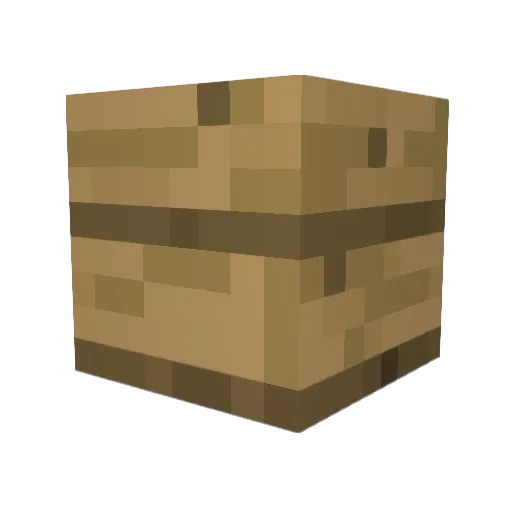 Hysteriic Minecraft avatar head, 3D render