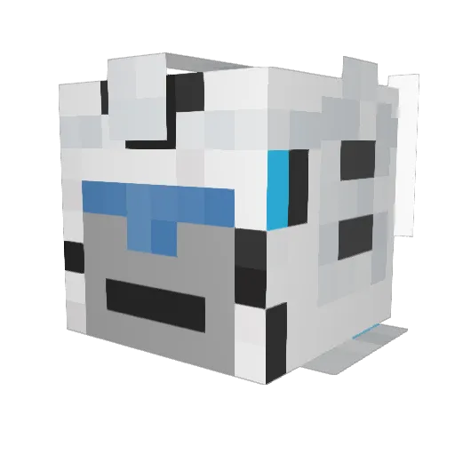 HythEquinox Minecraft avatar head, 3D render
