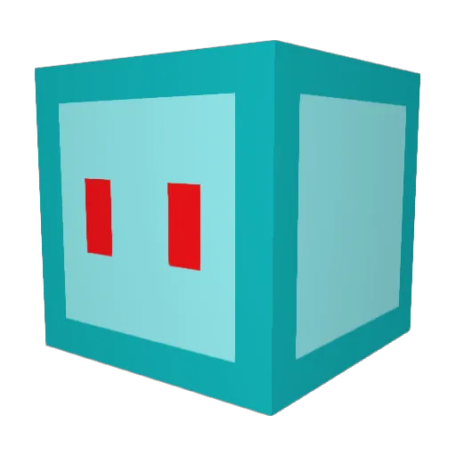 Hyuhiphu Minecraft avatar head, 3D render