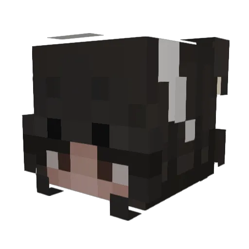 HyukaGhosting Minecraft avatar head, 3D render
