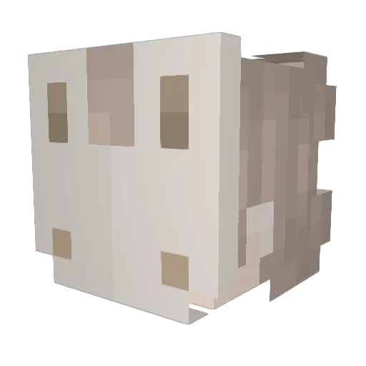 Hyun_Lee Minecraft avatar head, 3D render