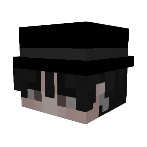 Hyun_MiR Minecraft avatar head, 3D render