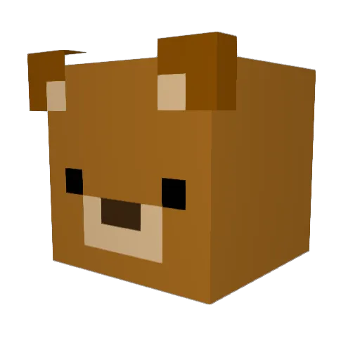 Hyun__P Minecraft avatar head, 3D render
