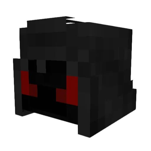 Hyunical Minecraft avatar head, 3D render