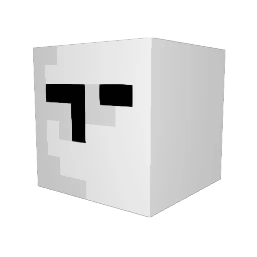 Hyunwon0129 Minecraft avatar head, 3D render