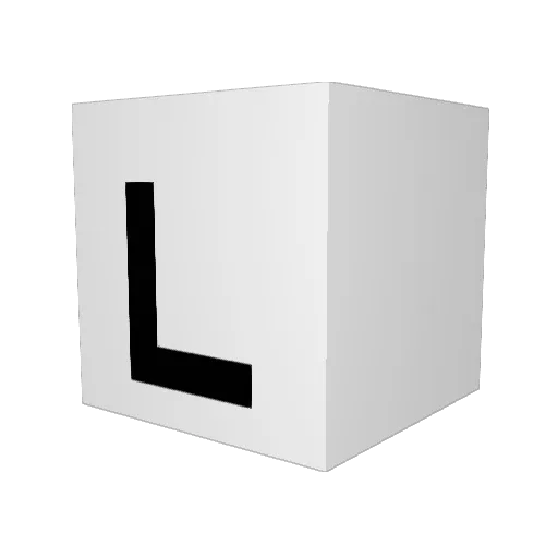 Hyuxia Minecraft avatar head, 3D render