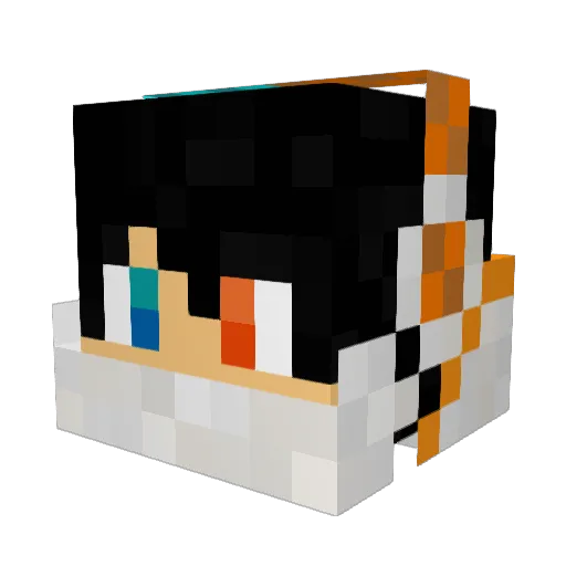 Hyype_Savage Minecraft avatar head, 3D render