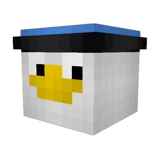 Hyzock Minecraft avatar head, 3D render