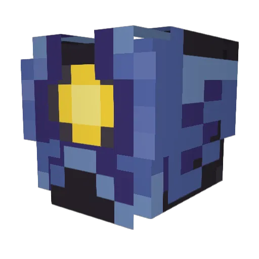 Hyzord Minecraft avatar head, 3D render