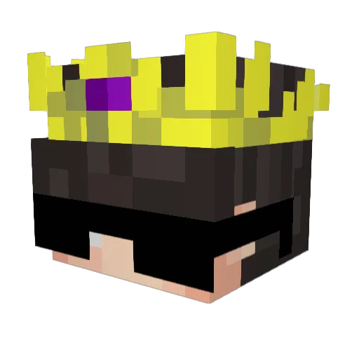 HzAr3X Minecraft avatar head, 3D render