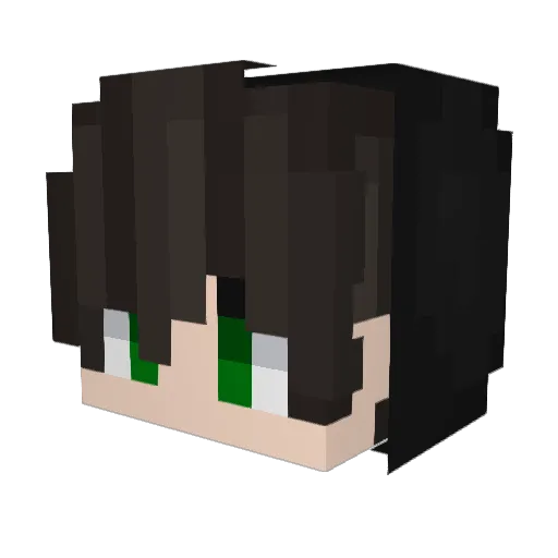 HzHandy Minecraft avatar head, 3D render