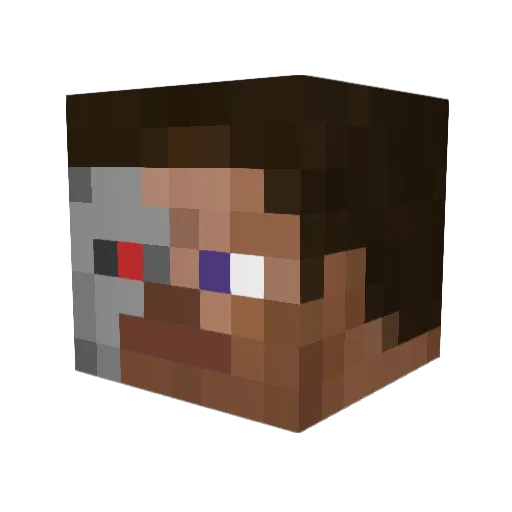Hz_Faze Minecraft avatar head, 3D render