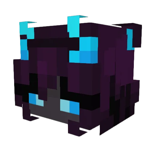 I0NY Minecraft avatar head, 3D render