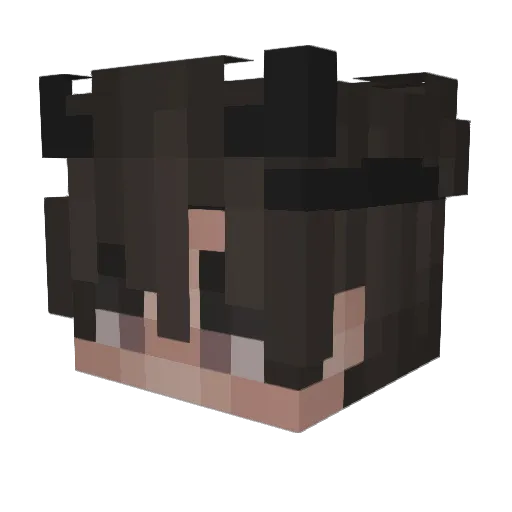 I0iI Minecraft avatar head, 3D render