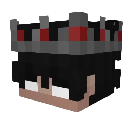 I0po Minecraft avatar head, 3D render