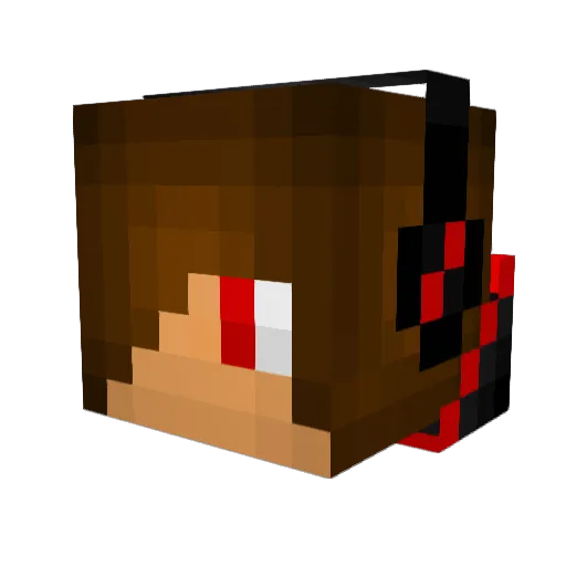 I11yrik Minecraft avatar head, 3D render
