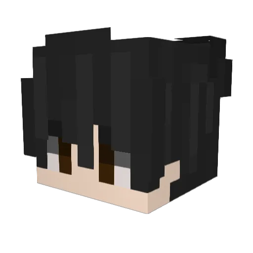 I1Qs Minecraft avatar head, 3D render